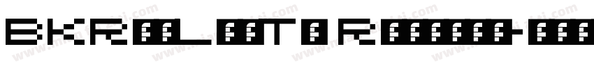 BKReiLieTi Regular字体转换